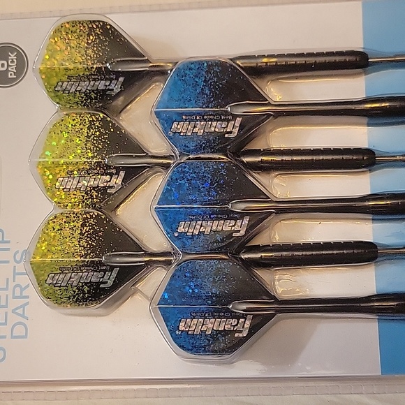 FRANKLIN STEEL TOP DARTS (6) STEEL TIP DART - Picture 11 of 14